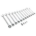 Sealey Rrl[V`FbgXpiZbg16pc[g@ - AK63912 SEALEY COMBINATION RATCHET SPANNER SET 16PC METRIC - AK63912