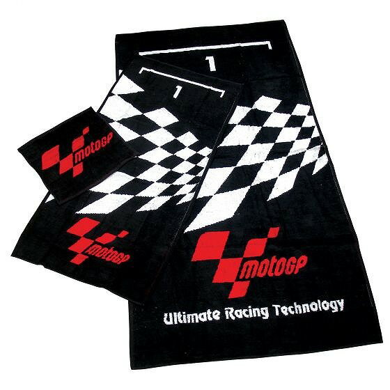 Moto GPビーチタオル Black