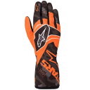 Alpinestars Tech 1-K Race V2 Kart Gloves ApCX^[Y Tech 1-K Race V2 Kart Gloves Fluro Orange / Black (Camo)