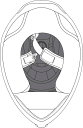 AGV エージーブイ K-6/K-6 S ヘルメットクラウンパッド