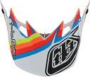 Troy Lee Designs トロイリーデザインズ SE4 Warped ヘルメットピーク カラー:ホワイト