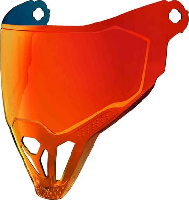 Icon ForceShield 22.06 ミラーバイザー カラー:イリジウムレッド