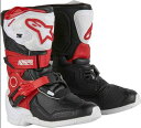 Alpinestars アルパインスターズ Tech 3S キッズモトクロスブーツ カラー:ホワイト/ブラック/レッド