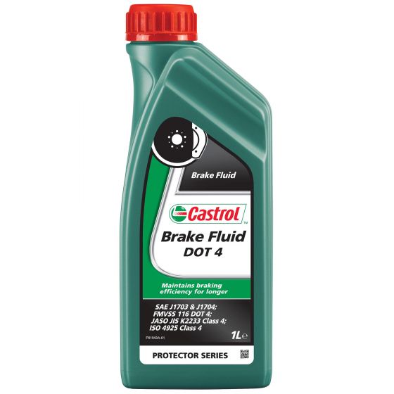 メーカーCastrol商品名ドット4ブレーキ液特徴・普遍的な合成ブレーキ液・ドット3,4,5.1流体 SAE J1703を超える 商品説明 SAE J1703、SAE J1704、FMVSS 116ドット4、ISO 4925、JIS K 2233仕様を超えるCastrolからの普遍的な合成ドット4ブレーキ液。ドット3,4,5.1を集める他のブレーキ液との互換性摂氏260度の乾式沸点と摂氏180度の湿式沸点高性能添加剤および阻害剤は腐食および高温蒸気ロックの影響に対して最終的なシステム保護を提供するであろうブレーキ性能を最適化するために2年ごとにブレーキ液を交換することをお勧めします。