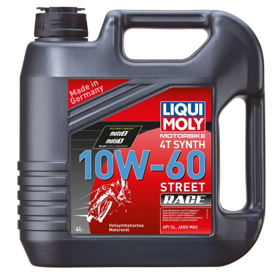 本国生産品 Liqui Moly リキモリ 4ストローク完全合成ストリートレースオイル|Oil Viscosity:10W60 【 バイク 2輪 オートバイ エンジンオイル ENGINE エンジン オイル メンテナンス 】