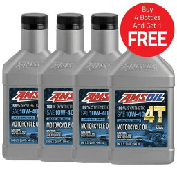 Amsoil 100％合成4Tパフォーマンスオートバイオイル - 特別オファー 【 バイク 2輪 オートバイ エンジンオイル ENGINE エンジン オイル メンテナンス 】