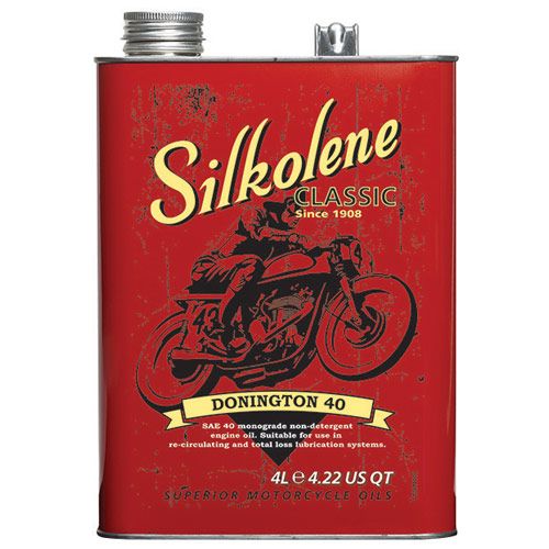 本国生産品 Silkolene Donington 40 【 バイク 2輪 オートバイ エンジンオイル ENGINE エンジン オイル メンテナンス 】