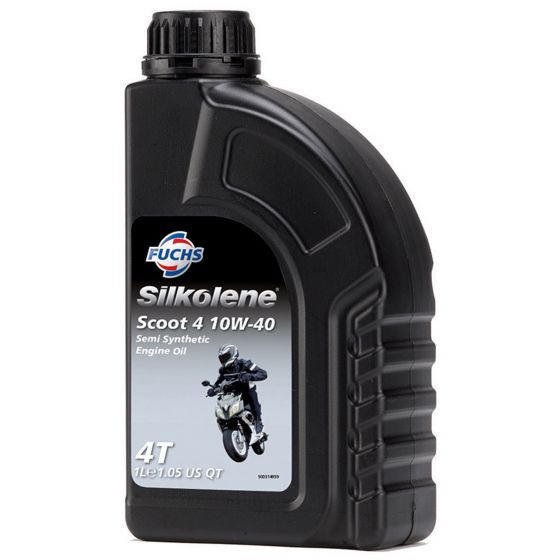 本国生産品 Silkolene スカート4.|Oil Viscosity:10W40 【 バイク 2輪 オートバイ エンジンオイル ENGINE エンジン オイル メンテナンス 】