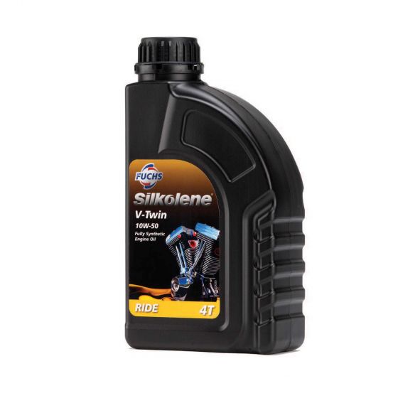 本国生産品 Silkolene v-twin.|Type:Fully Synthetic|Oil Viscosity:10W50 【 バイク 2輪 オートバイ エンジンオイル ENGINE エンジン オイル メンテナンス 】 1