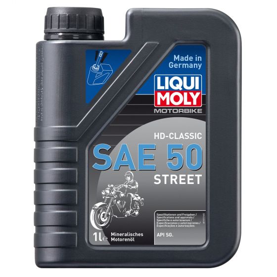 本国生産品 Liqui Moly リキモリ 4ストロークミネラルHDクラシックSAE 50ストリートオイル 【 バイク 2輪 オートバイ エンジンオイル ENGINE エンジン オイル メンテナンス 】