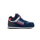 Sparco スパルコ ジムカーナ S3 ESD SRC ハイトップセーフティシューズ カラー:Olympus_(Navy_Blue_/_Red)