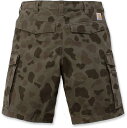 Carhartt カーハート Rugged Flex Rigby Cargo ショート パンツ カラー:オリーブ迷彩