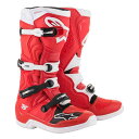 Alpinestars アルパインスターズ Tech 5 モトクロスブーツ カラー:レッド/ホワイト