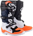 Alpinestars アルパインスターズ Tech 7S ユースモトクロスブーツ カラー:ブラック/ホワイト/オレンジ
