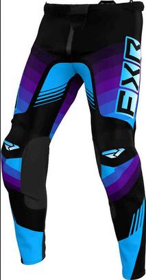FXR Clutch Pro 2024 モトクロスパンツ カラー:ブラック/ブルー