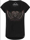 Rokker ロッカー Heart レディースTシャツ