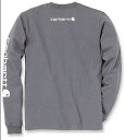 Carhartt カーハート Logo 長袖 カラー:グレー