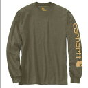 Carhartt カーハート Logo 長袖 カラー:カーキ