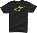 Alpinestars アルパインスターズ Ageless Classic T シャツ カラー:ブラック/イエロー