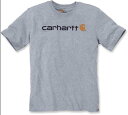 Carhartt カーハート EMEA Core Logo Workwear Short Sleeve Tシャツ カラー:ライトグレー