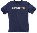 Carhartt カーハート EMEA Core Logo Workwear Short Sleeve Tシャツ カラー:ネイビー