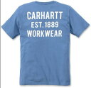 Carhartt カーハート Workwear Graphic Pocket T シャツ カラー:ライトブルー