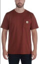 Carhartt カーハート Workwear Pocket Tシャツ カラー:ダークレッド(2)