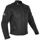Oxford オックスフォード Hardy Wax Motorcycle Jacket Colour Black 【 バイク 2輪 ジャケット かっこいい お洒落 モーターサイクル オートバイ テキスタイル 】