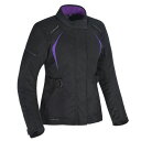 Oxford オックスフォード Dakota 2.0 レディース テキスタイル モーターサイクル ジャケット Colour Black / Purple 【 バ...
