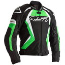 RST 2365 Tractech Evo 4テキスタイル モーターサイクル ジャケット Colour Black / Green / White 【 バイク 2輪 ジャケット かっこいい お洒落 モーターサイクル オートバイ テキスタイル 】