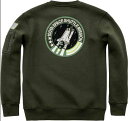 Alpha Industries アルファインダストリーズ Space Shuttle スウェット シャツ カラー:ダークグリーン