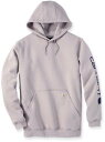Carhartt カーハート Midweight Sleeve Logo パーカー カラー:ホワイト/ブラック