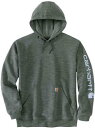 Carhartt カーハート Midweight Sleeve Logo パーカー カラー:グレー/ブルー