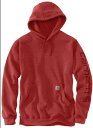Carhartt カーハート Midweight Sleeve Logo パーカー カラー:レッド/レッド