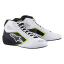 NEWモデル Alpinestars アルパインスターズ Tech 1-K Start V2 Kart Boots カートブーツ White/Black/Fluro Yellow ホワイト/ブラック/イエロー