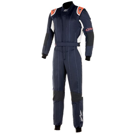 メーカーAlpinestars商品名GP TechV3レーススーツ|Colour:Navy Blue / Fluro Red特徴・FIA 8856-2018承認済み・超軽量で通気性に優れています・F1由来のストレッチパネル 商品説明 Alpinestars GP Tech V3レーススーツは、耐熱性と難燃性を高めるための最新のFIA規制に準拠するように開発されました。超軽量で通気性のある3層構造には、フィット感を向上させ、体温を効果的に調節するための薄い伸縮性パネルが含まれています。耐熱性と耐炎性の向上 F1由来のストレッチパネルにより、優れた動きやすさを実現超軽量3層構造体温調節に役立つ優れた通気性 GP Tech V3レーススーツは、戦略的に配置されたF1派生ストレッチパネルを備えており、車の内外で最大限の可動性を実現し、完全に浮いたアームが運転中の抵抗を最小限に抑えます。スーツへのエントリーはダブルスライダー付きのYKKジッパーを介して行われ、襟は快適なフィット感と感触のためにフックとループクロージャー付きの柔らかいニット生地を備えています。目立たない腿のポケットは便利な収納を提供します。洗濯時にスーツを保護するための特別なランドリーバッグが含まれています。 3層（325g / m2材料重量） FIA8856-2018承認済み