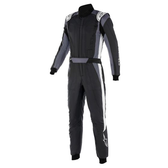 FIA8856-2018 新モデル Alpinestars アルパインスターズ GP Pro Comp V2 RaceSuit Black / Asphalt / White