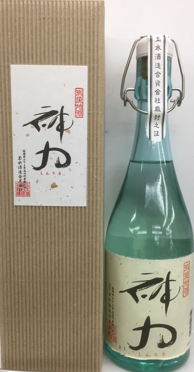 幻の米「神力」を使った　玉水　神力720ml　純米吟醸　レトロボトル　最新日付でお届け ※　常温配送