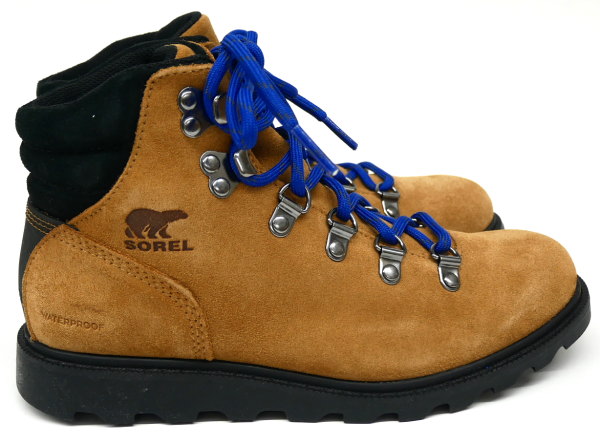 SOREL（ソレル）　ユースウィンターブーツ　YOUTH MADSON HIKER WATERPROOF（ユース マディソン ハイカー ウォータープルーフ）　NY2995　224：CAMEL BROWN,BLACK