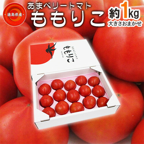 徳島県樫山農園産 ”あまベリートマト ももりこ” 約1kg S特選ランク 大きさおまかせ【予約 2月下旬以降】 送料無料