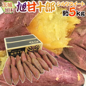 茨城県 旭村 熟成高糖度さつまいも ”旭甘十郎 シルクスイート” S/M/Lサイズ 約5kg サツマイモ【予約 1月末以降】 送料無料