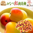 紀州・和歌山産 ”みなべ紅南高梅” 秀品 2L 約2kg【予約 5月末以降】 送料無料