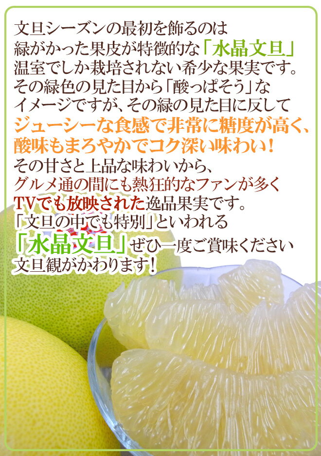 【エントリーで200Pプレゼント】【送料無料】土佐高知 ”水晶文旦” 訳あり 大玉 5〜7玉 約3kg【予約 10月以降】