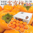 ”奈良県西吉野産 富有柿” 秀品 2L~3L 約3.3kg【予約 11月以降】 送料無料