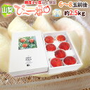”山梨県産 特選桃 ぴ〜一番” 6〜8玉前後 約2.5kg 青秀品 糖度11度以上保証【予約 7月下旬以降】 送料無料