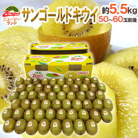 ゼスプリ ”サンゴールドキウイ” 50〜60玉 約5.5kg【予約 4月下旬以降】 送料無料