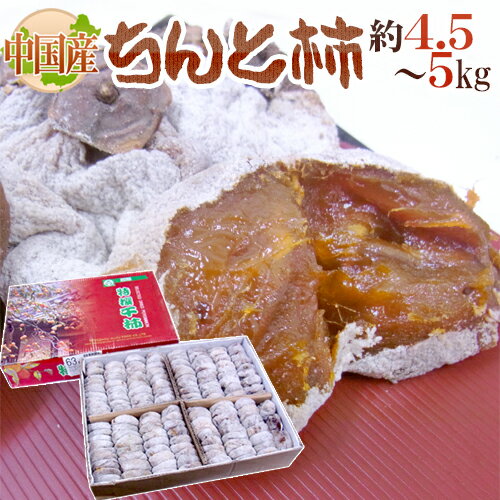 ”ちんと柿” L〜3L 約4.5〜5kg 中国産【予約 入荷次第発送】 送料無料