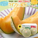 父の日ギフト ”旭村 クインシーメロン” 秀品 3〜6玉 風袋込約4〜5kg+ひまわり生花1本【予約 6月8〜15日お届け予定】 送料無料