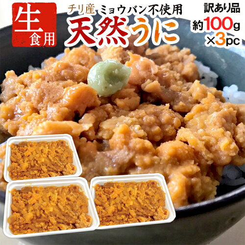 ”天然うに” 約100g×《3pc》 チリ産 