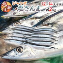 【9/15限定!全額ポイントバックの大チャンス】2025年新物!北海道産 ”ジャンボ塩さんま” 12〜14尾前後 約2kg サンマ 秋刀魚 【予約 入荷次第発送...